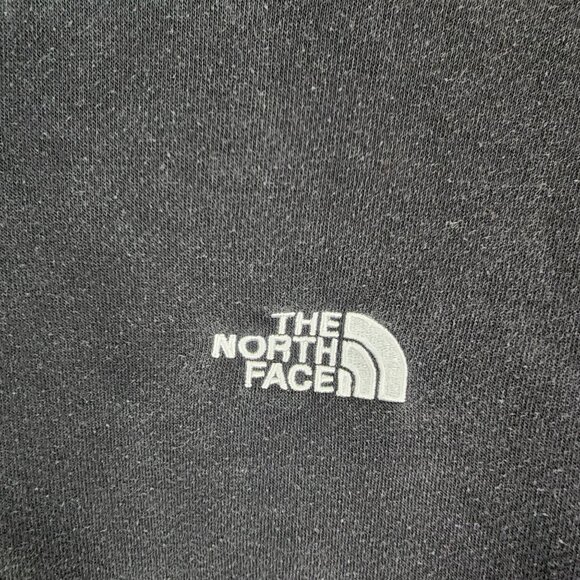 Womens Black The North Face Pullover Crop Sweatshirt 1/4 Zip Long Sleeve Size L - Picture 4 of 10